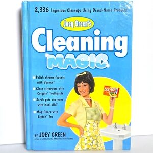 3/10$ Joey Green's Cleaning Magic Hardcover Book 2010